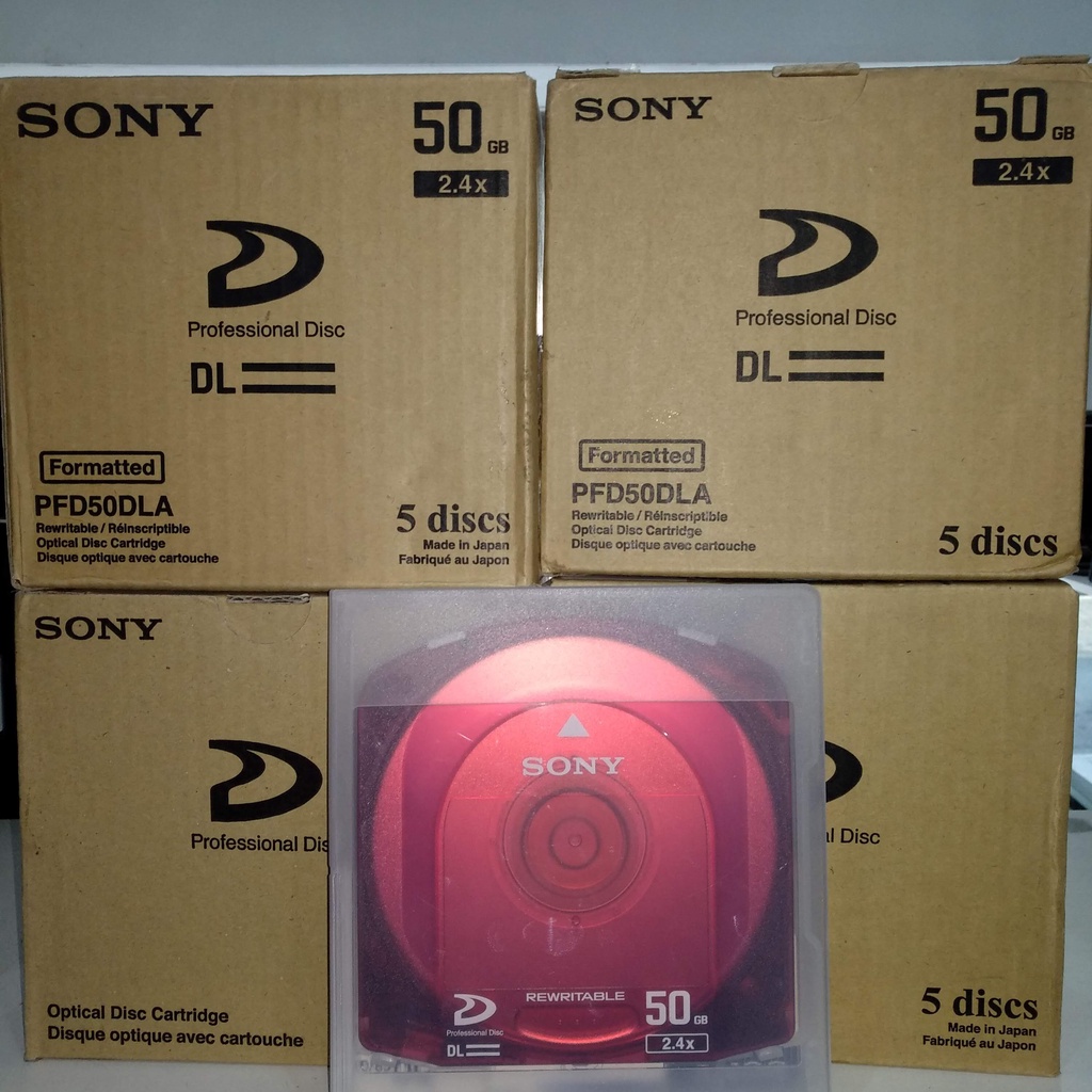 Sony Disco Xdcam PFD50DLA 50GB Professional Disc - NOVO | Shopee