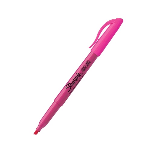 2 Caneta Marca Texto Avulsa Rosa Sharpie anti borrões SUPER PROMOÇÃO ...
