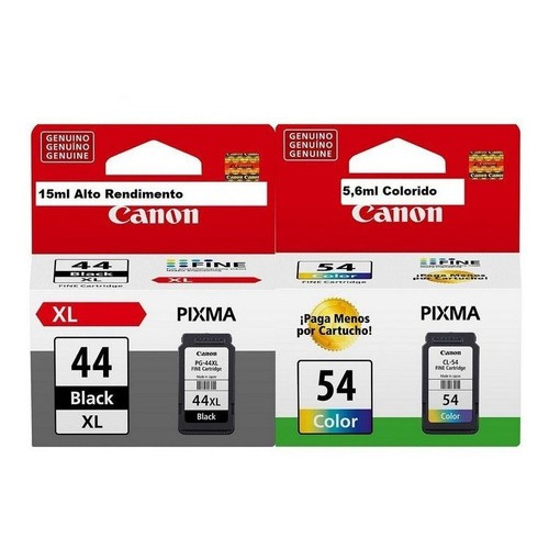 Kit Cartuchos Canon Pg-44 Xl, Cl-54 E481, E468, E401 | Shopee Brasil