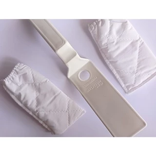 Espátula Limpa Box + 2 Refil Lavável Para Janelas Vidros Portas Transpasse