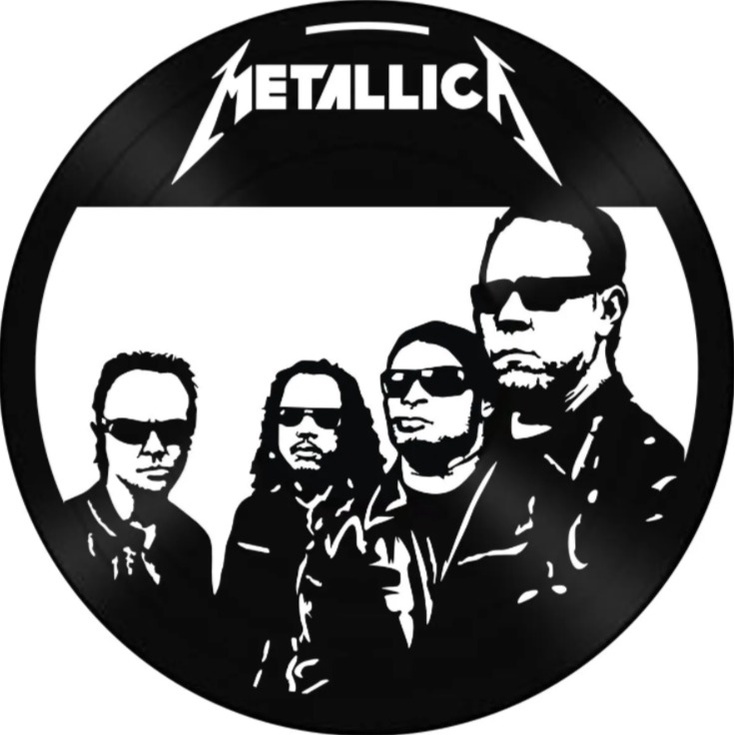 arte no vinil bandas de Rock Personalizavel | Shopee Brasil