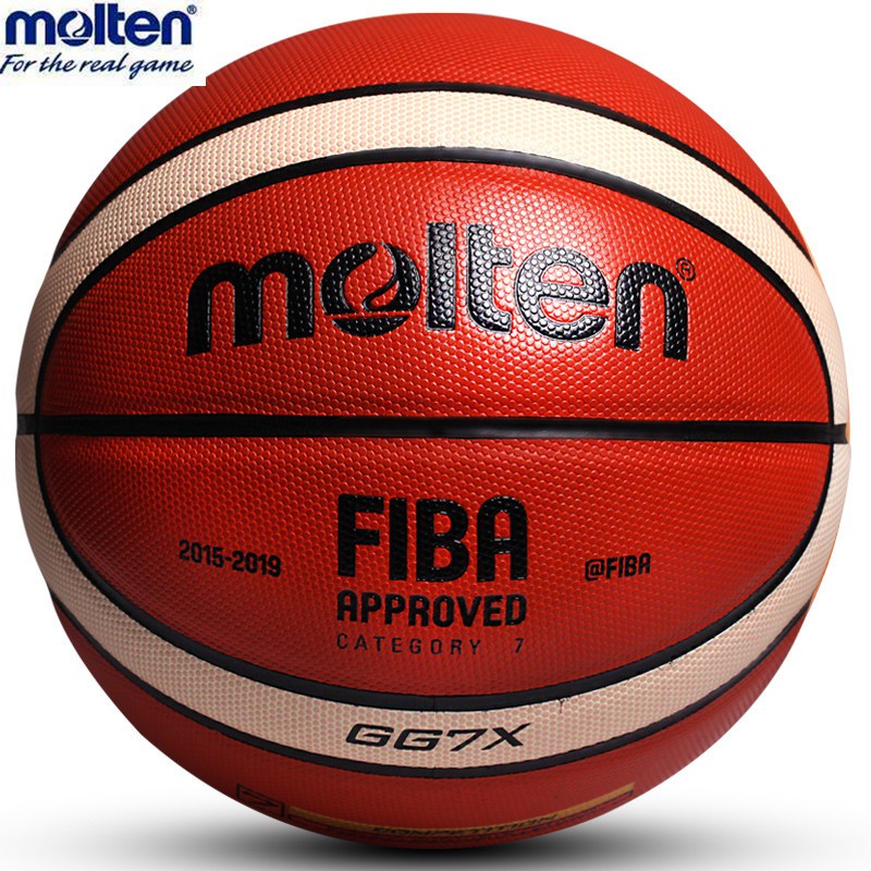 Bolas de basquete de couro derretidas para homens, treinamento indoor  match, tamanho profissional 7, alta qualidade
