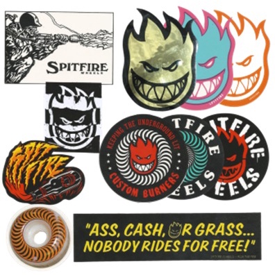 Pack 10 Adesivos Spitfire Diversos Skate Skateboard Sticker - Skateshop ...