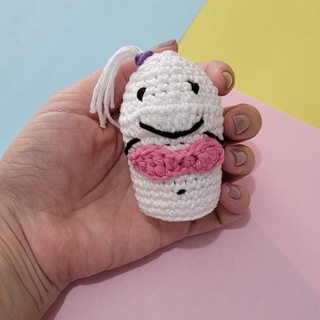 Flork com Coração em Amigurumi