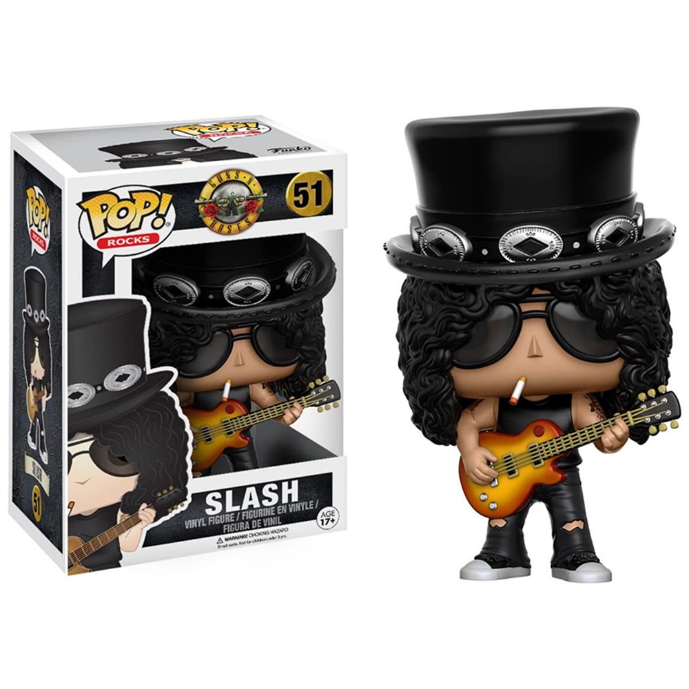 Funko Rocks : Music Slash Pop Guns N' Roses Collectible Action Figure Toy Boneco Figuras de Ação 51