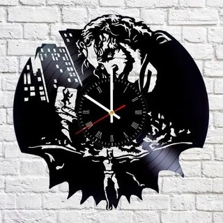 Batman Coringa - Relógio Disco De Vinil Decoração