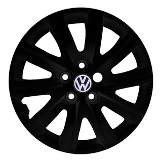 Calota Preto Fosco Fox Polo 2004 A 2022 Aro 15 Jogo 078pof Novo