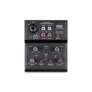 Mesa de som e interface USB Arcano ARC-MINI-MX1