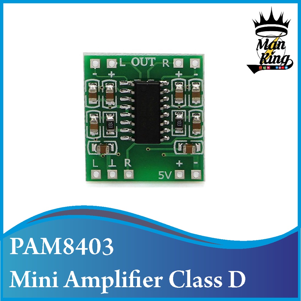 mini Amplificador Pam 8403 | Shopee Brasil