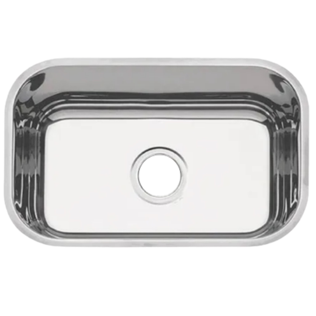 Cuba Cozinha Inox 46x30x11 Cm Aço 430 De Embutir Retangular Pia De 20 ...