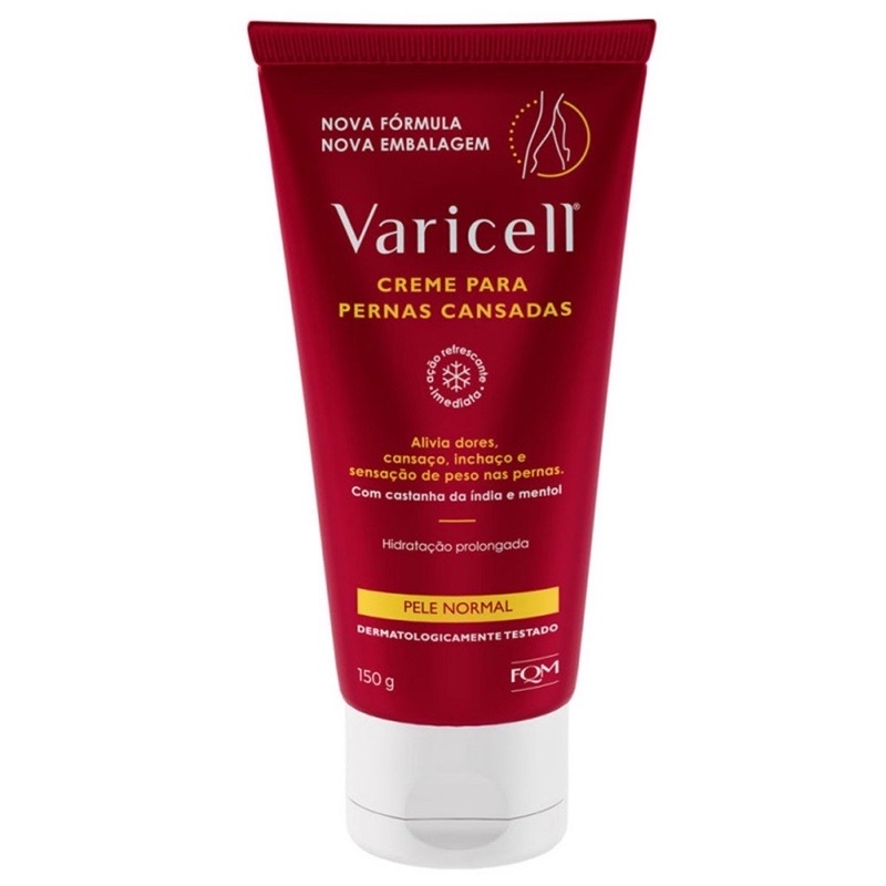 Varicell Creme Para Pernas Cansadas Pele Normal 150G | Shopee Brasil