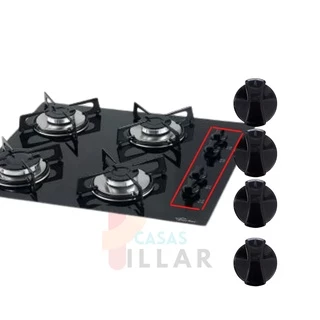 Botão Para Fogão Cooktop Fischer | 4 Peças| Original em Oferta na Shopee