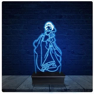 Luminária Led Acrilico Abajur - Princesa Branca de Neve 15