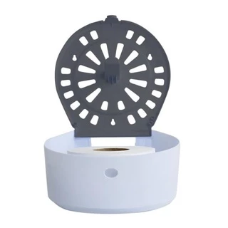 Dispenser papel hig rolao 300/500m (cinza/branco) NOBRE new classic
