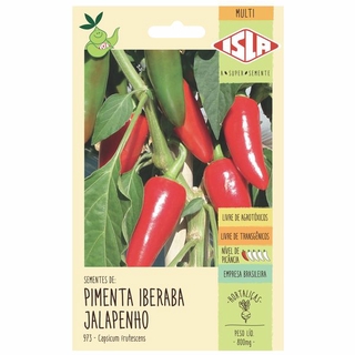 Sementes de Pimenta Iberaba Jalapenho 800mg- Isla