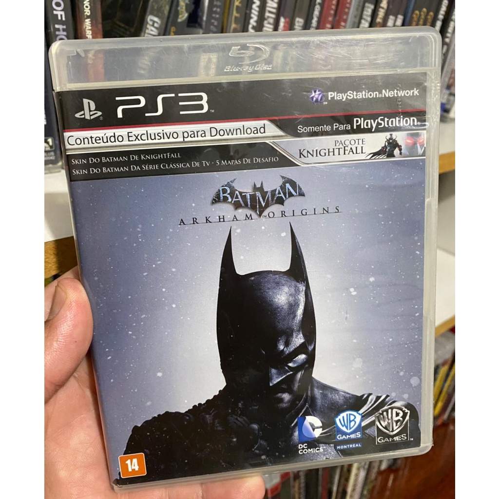 Batman Dublado Port.Brasil Arkham Origins PS3 Original Midia Fisica