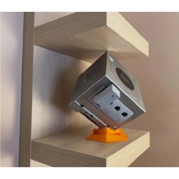 Base Suporte De Canto Stand Gamecube Com Ou Sem Gba