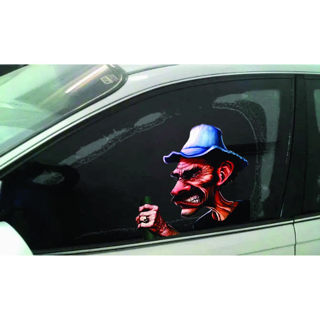 adesivo seu madruga (carro,caminhão) vidro adesivo