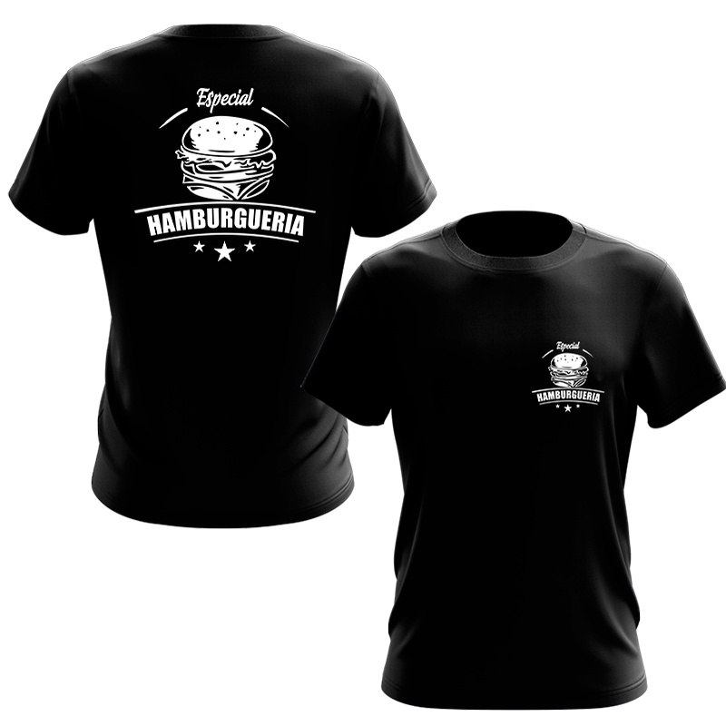 Camiseta Camisa Hamburguer Hamburgueria Lanchonete