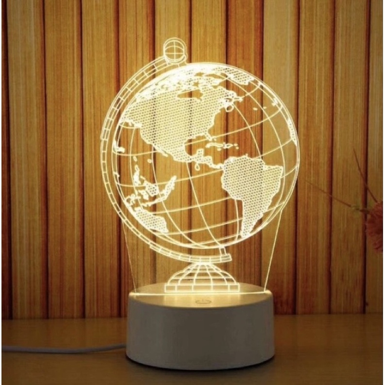 LUMINÁRIA LED MAPA MUNDI | Shopee Brasil