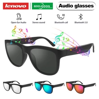 Goojodoq Óculos De Sol Inteligente Sem Fio Bluetooth 5.0 Para Ambientes Externos Esportivos Inteligentes Chamada Mãos Livres Música Anti-Azul