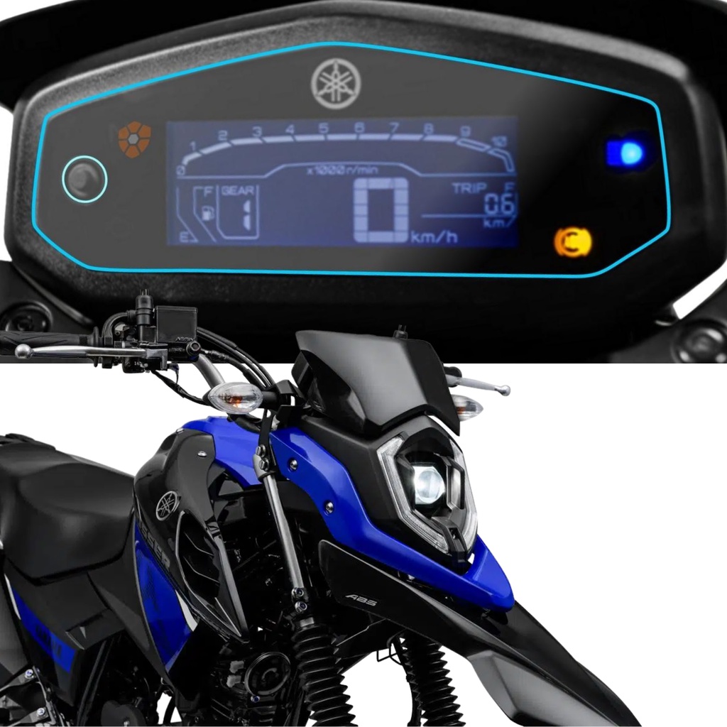 Película Protetora Painel Digital Nova Yamaha Crosser 150 2023 Z / S ABS