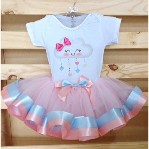 Roupa infantil chuva de hot sale amor