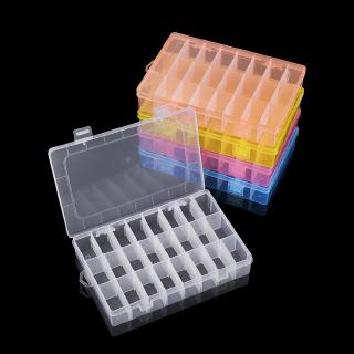 [Escolha De Valor] St.Kunkka Pill Beads Portable Plastic Caixa De Armazenamento Artesanal Ajustável Para Jóias Expositor De Brincos Organizador De 24 Grades