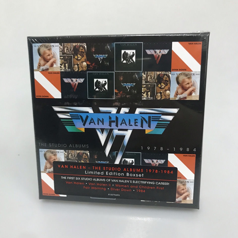 VAN HALEN Valen 1978-1984 Coleção De Álbum Estúdio Lata Carro cd ...