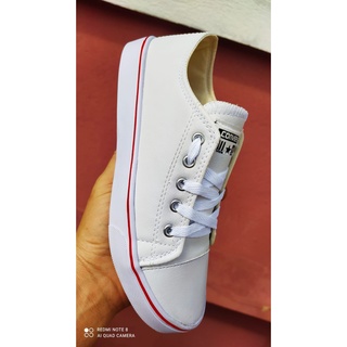 Tenis branco store com vermelho feminino