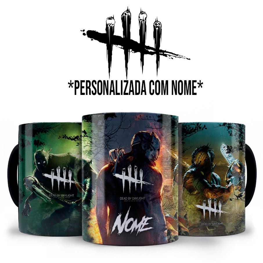Caneca Game Dead By Daylight com Nome Personalizado