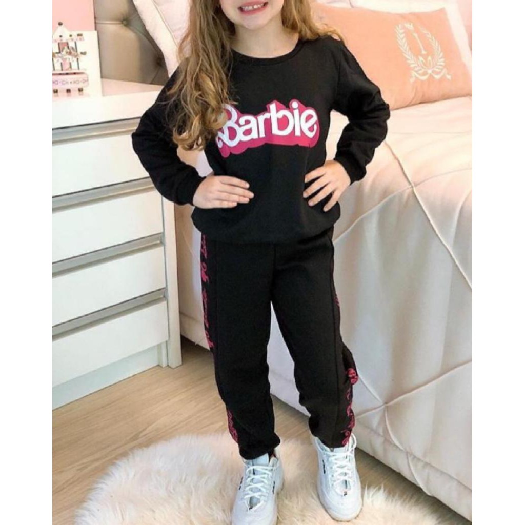 Roupa de store moletom feminina infantil