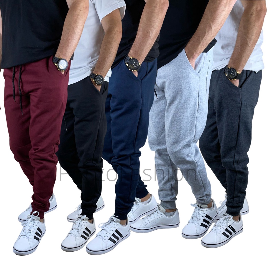 calça de moletom masculina  Track pants mens, Men's sweatpants, Mens  outfits