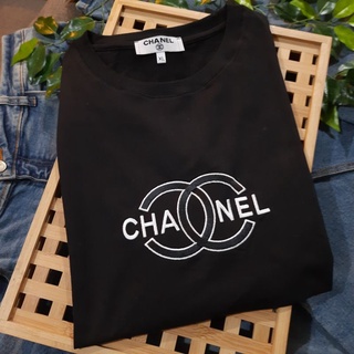 Camiseta masculina Chanel bordado em alto relevo