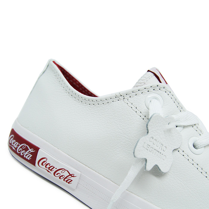 Tenis da coca cola shops de couro