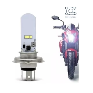 Lâmpada De Farol Moto De Led H4 8000k 12V acessório moto em Oferta na Shopee