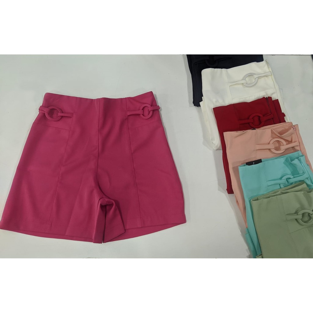 Bermudas cintura alta store social