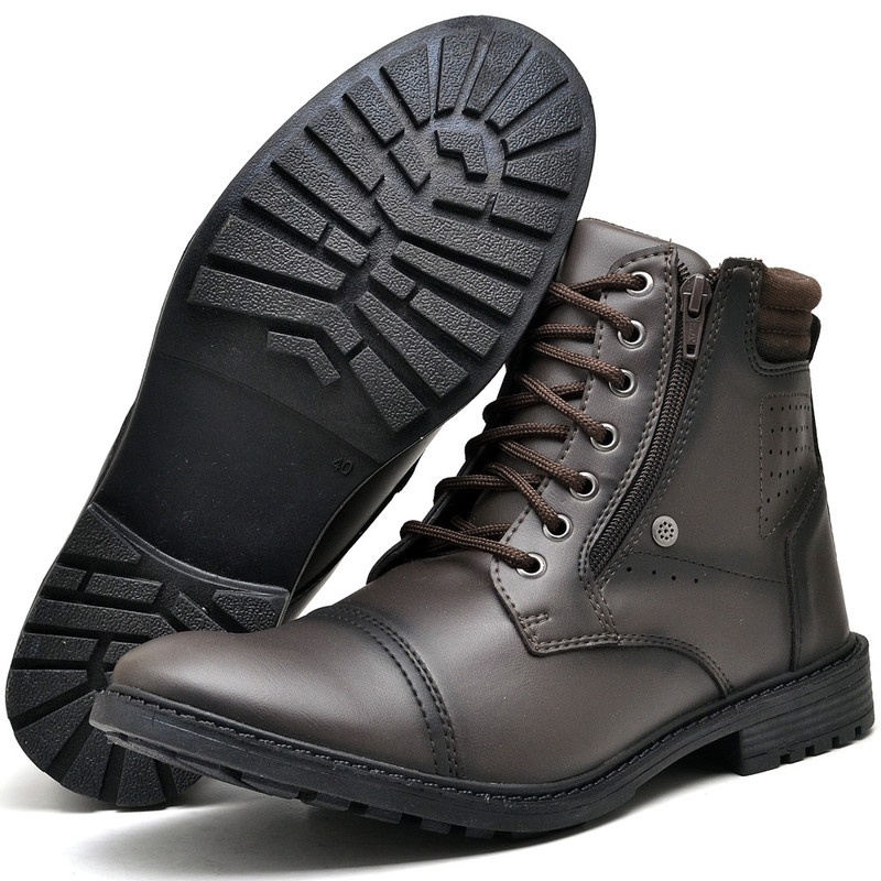 Bota salazari coturno hot sale worker casual camurça