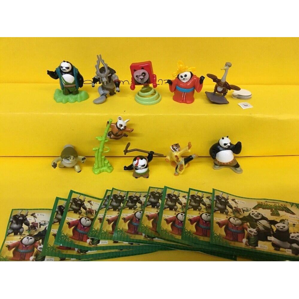 Kinder ovo - Coleção completa - Kung Fu Panda 3 - 2015