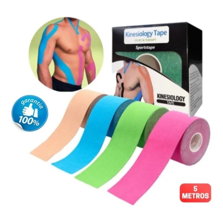 KINESIO TAPE preto 5m x 5cm