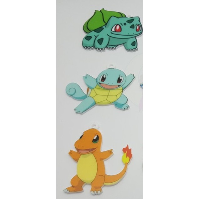 Pulseiras Pokemons iniciais de Kanto