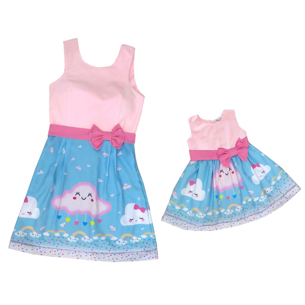 Vestido tal mae tal best sale filha chuva de amor