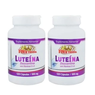 2 Luteína Zeaxantina + Vitamina A e C 500mg 120 Cápsulas