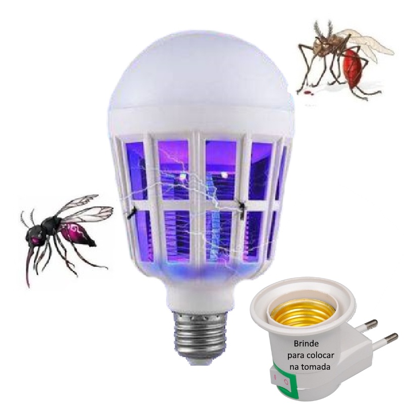 Mata Mosquito Pernilongo Lâmpada Luz Uv Led 220v 110v | Shopee Brasil