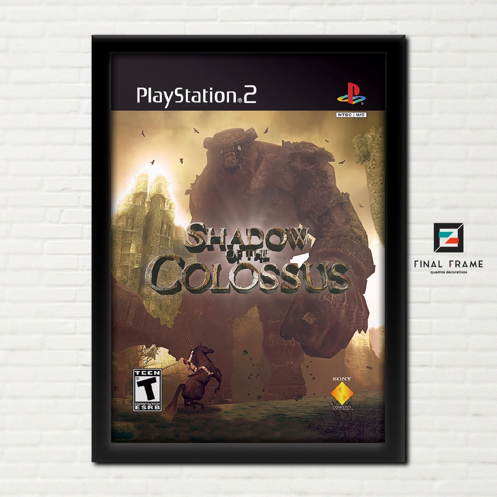 Quadro decorativo Shadow Of The Colossus Playstation