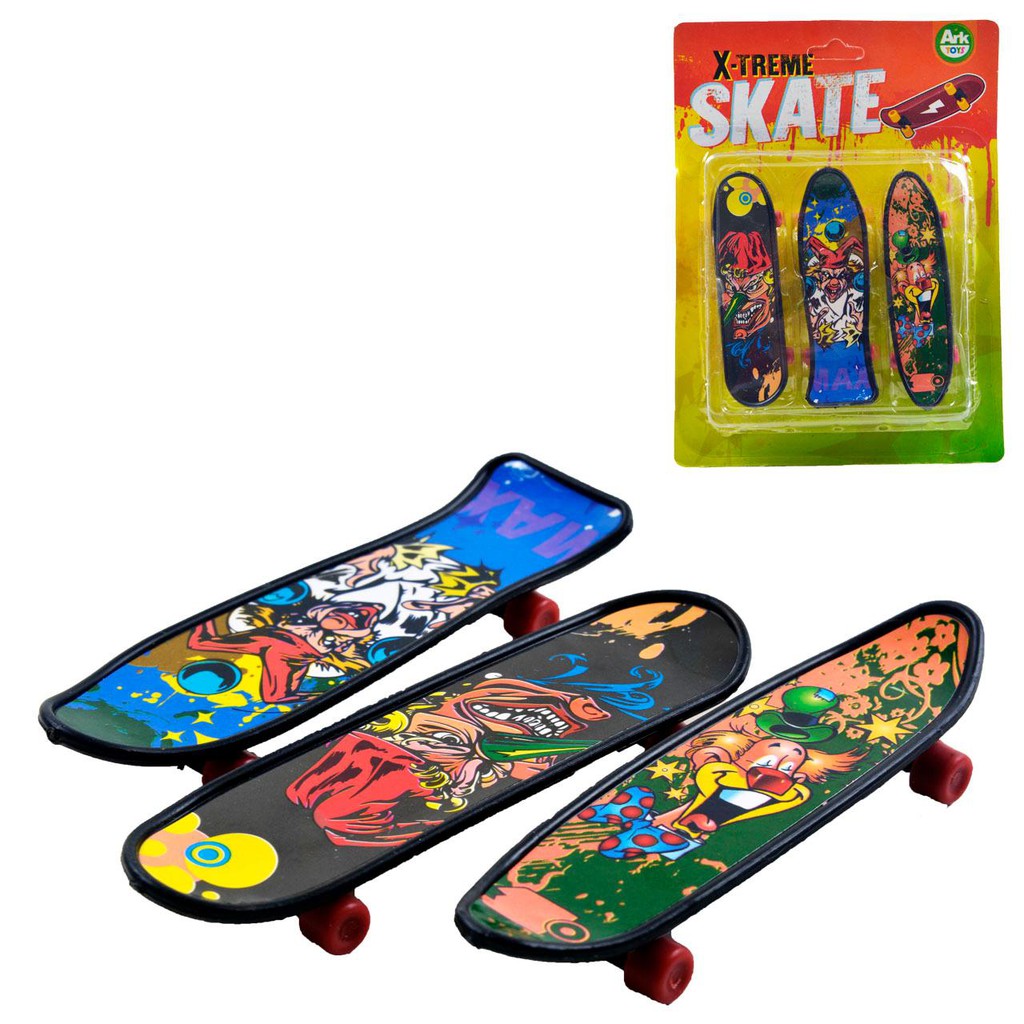 Kit 3 Skate de Dedo Brinquedo + Acessorios Presente Crianças em Promoção na  Americanas