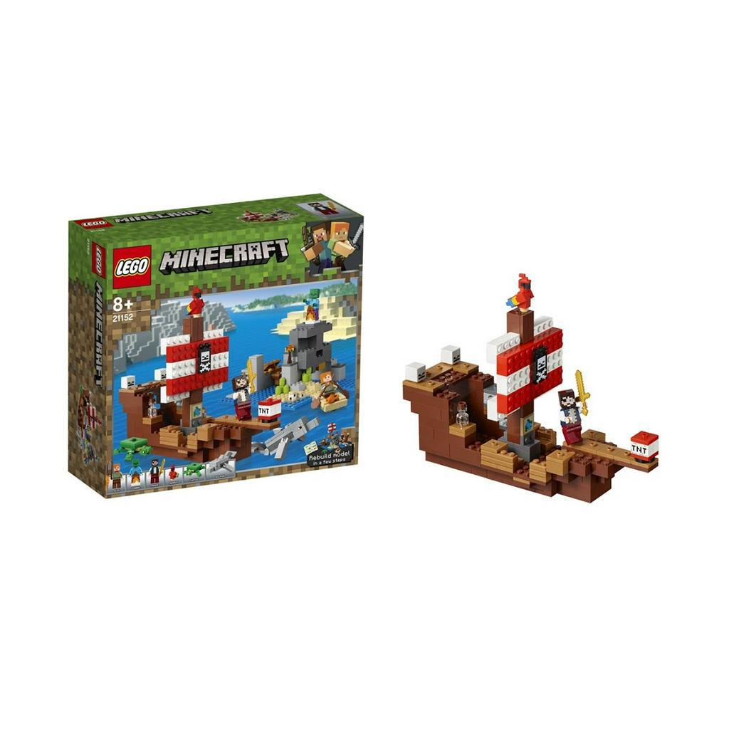 Lego minecraft barco discount pirata