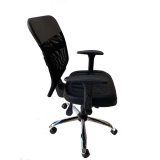 Cadeira De Escritório Encosto Em Tela Luxo Ergonomica Nr17