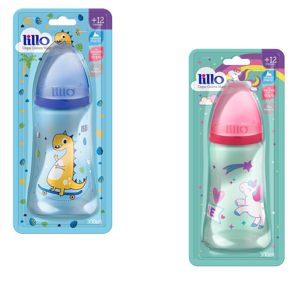 Copo Colors Magia 300ml Bico Macio Da Lillo 12 Meses Shopee Brasil