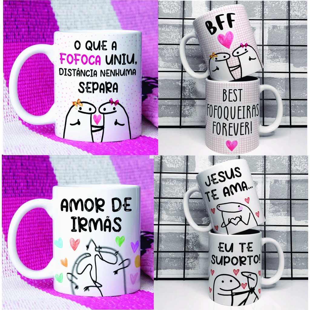 Caneca Personalizada Flork Sincero Shopee Brasil